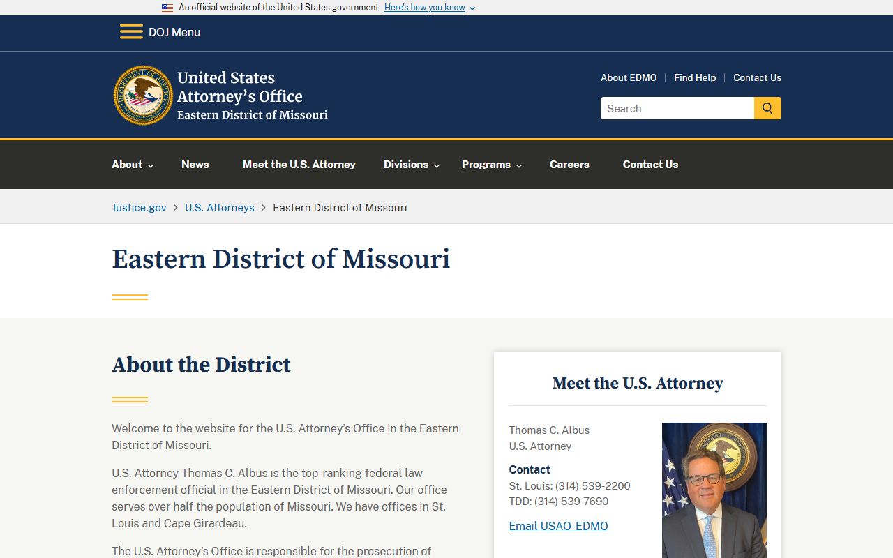 Madison County warrant records federal Eastern District source